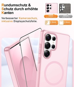 Pouzdro Gritup pro Samsung Galaxy S25 Ultra: s HD ochranou obrazovky*2 [Kompatibilní s MagSafe]