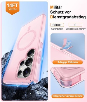 Puzdro Gritup pre Samsung Galaxy S25 Ultra: s HD ochranou obrazovky*2 [Kompatibilný s MagSafe]