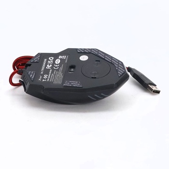herná myš zelotes T90 9200 DPI, 8 programovateľných tlačidiel, viacrežimová LED, USB herná myš,