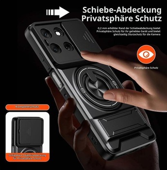 Pouzdro na telefon pro Motorola Moto G56 5G, nárazuvzdorné ochranné pouzdro s krytkou objektivu,