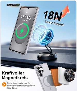 Puzdro Gritup pre Samsung Galaxy S25 Ultra: s HD ochranou obrazovky*2 [Kompatibilný s MagSafe]