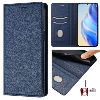 Kožené puzdro so vzorom liči pre Honor 600 Pro/Honor 600, ochranné puzdro v štýle peňaženky s