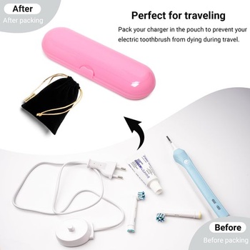 Puzdro na elektrickú zubnú kefku pre Oral-B/Oral-B Pro/iO/Philips Sonicare/Demita/Bitvae a