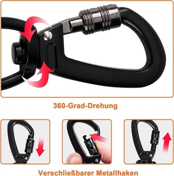 Vodítko pre psov, 1,2 m/1,5 m/2 m/3 m/5 m/10 m/20 m/30 m, s polstrovaným, robustným vodítkom, vhodné