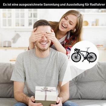 AMJKEJI Model horského bicykla, dekorácia na model bicykla v mierke 1:8, modely bicyklov pre