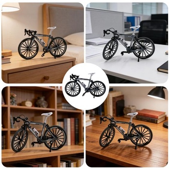 AMJKEJI Model horského bicykla, dekorácia na model bicykla v mierke 1:8, modely bicyklov pre
