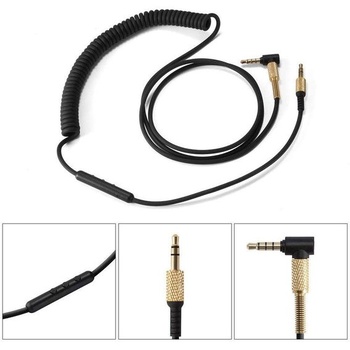 Náhradný audio kábel POFET pre Marshall Major II 2, kábel pre slúchadlá a mikrofón s ovládaním