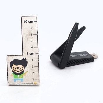 AC1300 USB WLAN modul pre PC, dvojpásmový WLAN adaptér s vysokým ziskom pre PC s anténami s vysokým