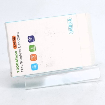 AC1300 USB WLAN modul pre PC, dvojpásmový WLAN adaptér s vysokým ziskom pre PC s anténami s vysokým