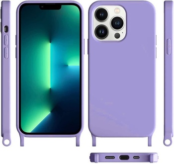 Puzdro na telefón s náhrdelníkom, kompatibilné s Apple iPhone 13 Pro Max | Puzdro s náhrdelníkom