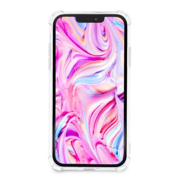 Púzdro GANAN kompatibilné s iPhone 12 Pro Max, priehľadné TPU flexibilné púzdro na telefón, číre
