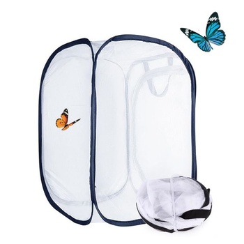 Motýlia záhrada, chovná klietka, motýlí domček, skladací, vetraný, biotop pre hmyz, 40*40*60 cm