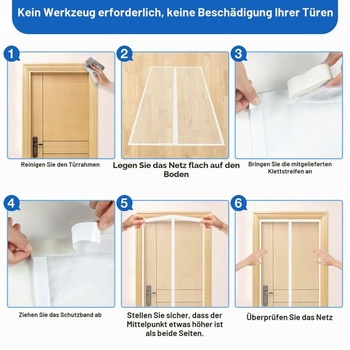 Magnetická sieť proti hmyzu na balkónové dvere, odolná sieť proti hmyzu na dvere 130x210 cm, čisto