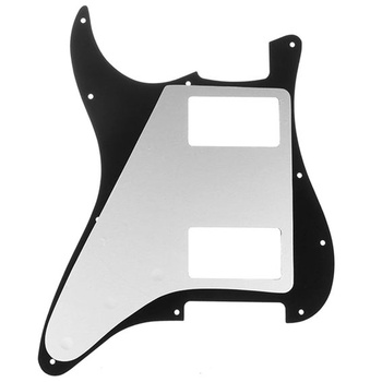 Musically Pre 11 dier HH ST Pickguard 2 humbuckery 4-vrstvový Black Pearl 4-vrstvový, čierna perla