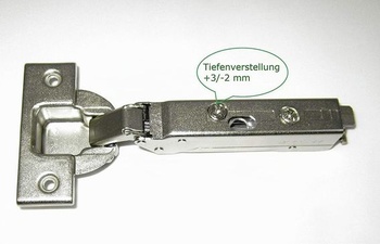 Sada obsahuje: Nábytkový pánt GRASS Tiomos (rozstup otvorov: 42 mm), miskový pánt s tlmením, 110°,