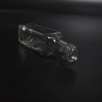 Relaxdays malé lahvičky, sada 16, 100 ml, skleněné lahvičky na plnění, šroubovací uzávěr a korek,