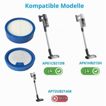 6 kusov príslušenstva k filtrom pre akumulátorové vysávače AEG radu 6000 AP6 a AP82, náhradné filtre