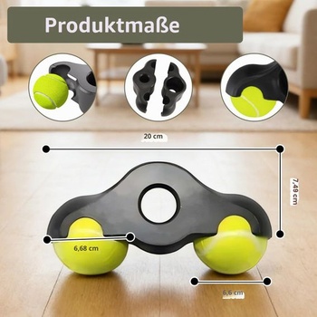 4 nožičky Rocker Plate pro trenažér Wahoo Kickr Core 2 s 8 tenisovými míčky
