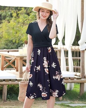 Dámske letné šaty STYLEWORD Floral05 - M