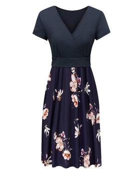 Dámske letné šaty STYLEWORD Floral05 - M