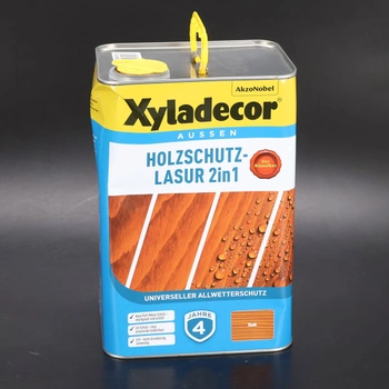 Xyladecor 2v1 moridlo na drevo, univerzálna ochrana do každého počasia - The Classic, teak, 4 l