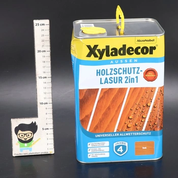 Xyladecor 2v1 moridlo na drevo, univerzálna ochrana do každého počasia - The Classic, teak, 4 l