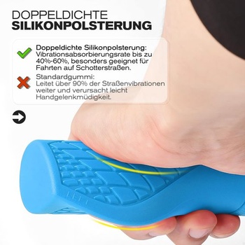 Ergonomické rukoväte na bicykel GXCROR pre riadidlá 22,2 mm - rukoväte na riadidlá pre horské
