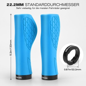 Ergonomické rukoväte na bicykel GXCROR pre riadidlá 22,2 mm - rukoväte na riadidlá pre horské