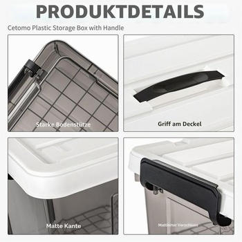 Úložné boxy Cetomo H5072black*3
