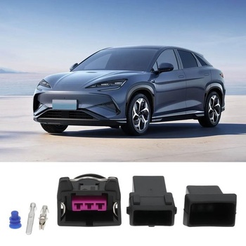 Sada 3pinových automobilových konektorů EMSea 2 sady, samec/samice, kompatibilní s rozhraním Bosch