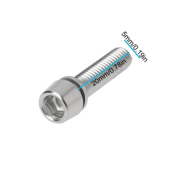 ECSiNG 10 ks skrutiek do riadidiel M5x20mm z nerezovej ocele pre hlavové zloženie pre horské a cestné