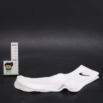 Biele športové ponožky Nike - Vel. 32