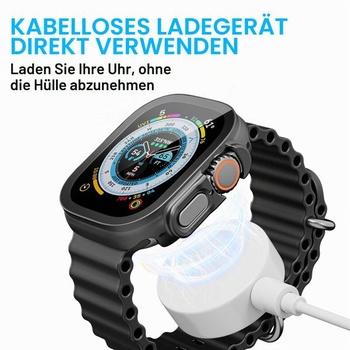 Uluck 2 kusy pevných puzdier s ochranným sklom kompatibilný s Apple Watch Ultra 4 (2026)/Ultra 3