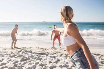 Sada 3 mini frisbees - Malé frisbee letí cez 60 metrov - Nový trendový šport - Alternatíva k
