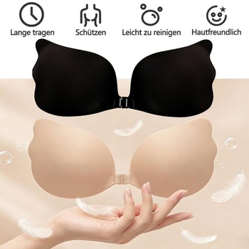 2 samolepiace push-up podprsenky a 4 vložky do bradaviek, neviditeľná lepkavá podprsenka