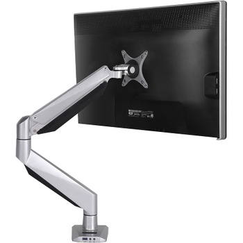 Držiak monitora s plynovou pružinou D7L, nosnosť 15 kg, strieborný - A