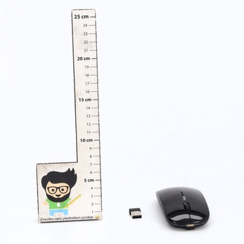 Bezdrôtová Bluetooth myš TECKNET (Bluetooth 5.1 + 2.4 GHz USB), dobíjacia bezdrôtová myš RGB s