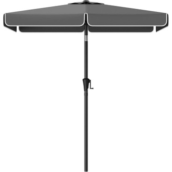 Záhradný slnečník GPU058G01, UPF 50+, 300 x 200 cm, sivý - B