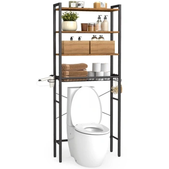Kúpeľňový regál nad toaletu BTS114KD01, 24 x 60 x 173 cm,…