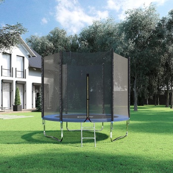 Bezpečnostná sieť pre trampolínu STN8FT, Ø 244 cm, 6 tyčí, čierna - N