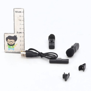 Bezdrôtový klopový mikrofón ZealSound M19 pre iPhone/Android/PC/iPad, ultraľahký mikrofón s klipom