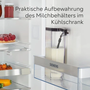 Plně automatický kávovar Siemens EQ500, barevný TFT displej, 9 druhů kávy a mléka, funkce dvou