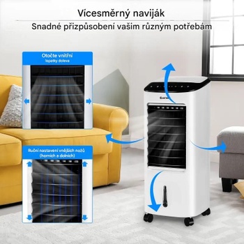 Prenosná klimatizácia ES10334DE-WH, 65W, biela - B