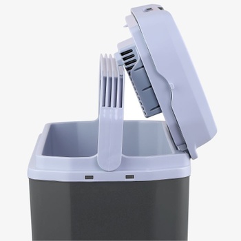 Termoelektrický chladiaci box, s ECO režimom na chladenie a ohrev, 20 L, šedý - B