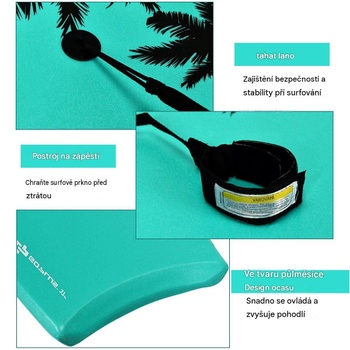 Bodyboard pre deti OP3856-S, 94 x 47 x 5,5 cm, modrý - N