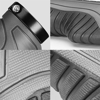 Ergonomické rukoväte bicyklov s aretačným systémom pre horské bicykle, biele