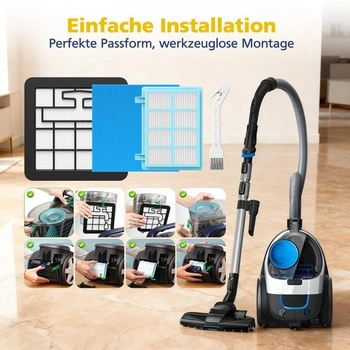 4dílná náhradní filtr do vysavače pro Philips FC9332, FC9331, FC8010/01, FC9555, FC9550, FC9334,