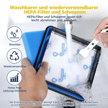 4dílná náhradní filtr do vysavače pro Philips FC9332, FC9331, FC8010/01, FC9555, FC9550, FC9334,
