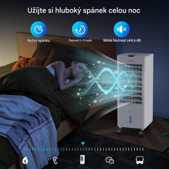 Prenosná klimatizácia ES10683DE, 3 v 1, 3 rýchlosti, biela - B