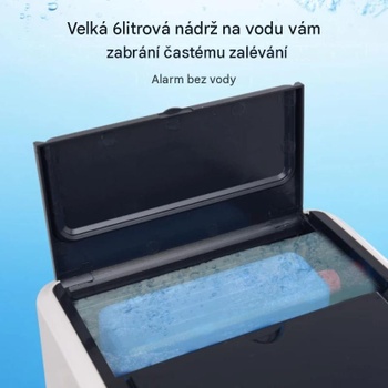 Prenosná klimatizácia 3v1 s ventilátorom a čističkou vzduchu ES10682DE-BK, 75 W, 6litrová nádrž, bielo